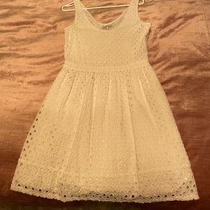 Joie White Eyelet Dress